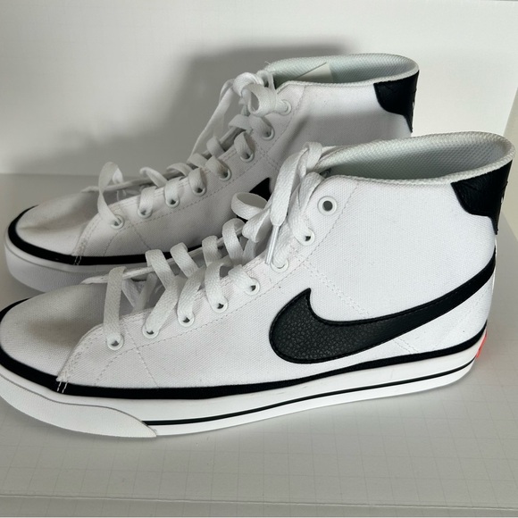Nike Women's Court Legacy Mid Canvas Sneakers - Picture 1 of 7